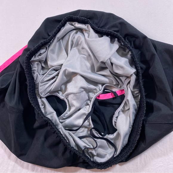 Nike Athletic Shorts Running Shorts black pink woman’s size medium shorts - Picture 3 of 5